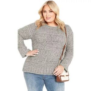 Avenue Size 18/20 Women's Plus Size Sofia Sweater Knit I5